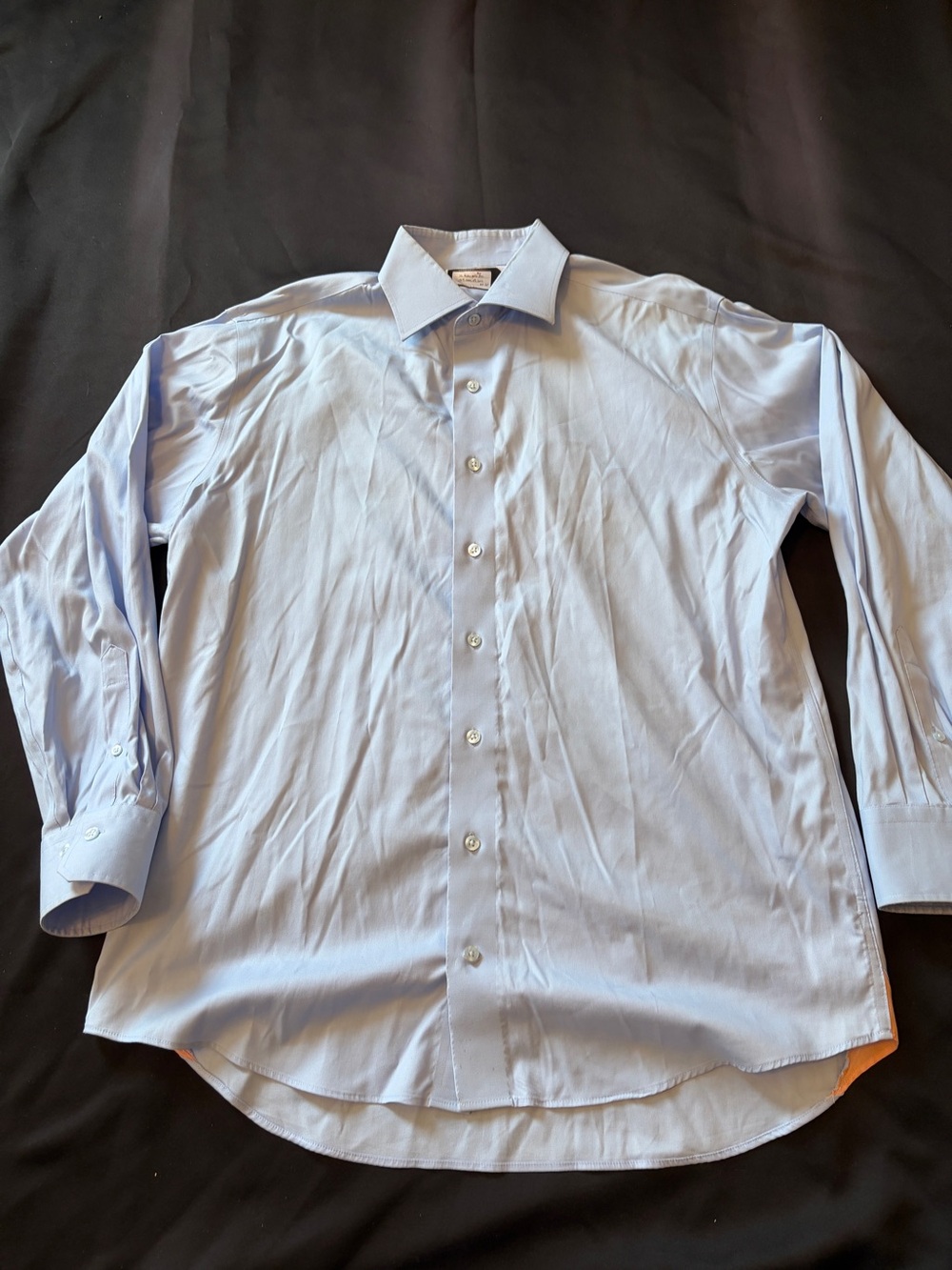 Lorenzo Uomo Light Blue Dress Shirt - Spread Collar